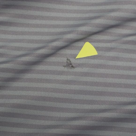 Foot Joy Shirt Mens XXL Gray Striped Polo FJ Golf Golfing Athletic Performance - Picture 8 of 16